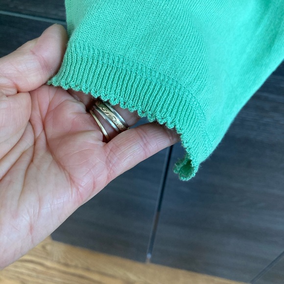 Sandwich Pale Green Cardigan Large - Picture 4 of 8